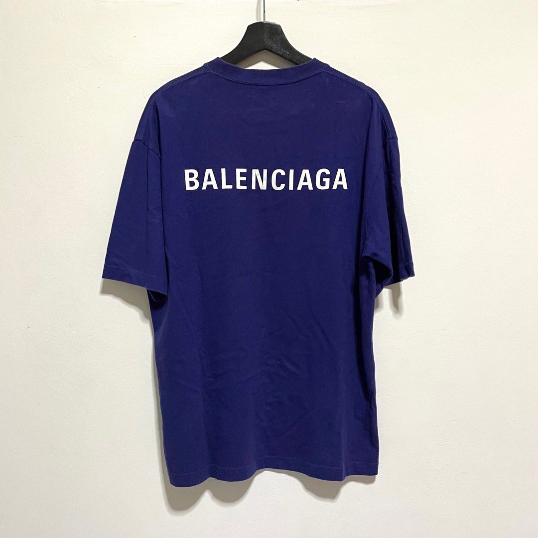 balenciaga shirt back logo
