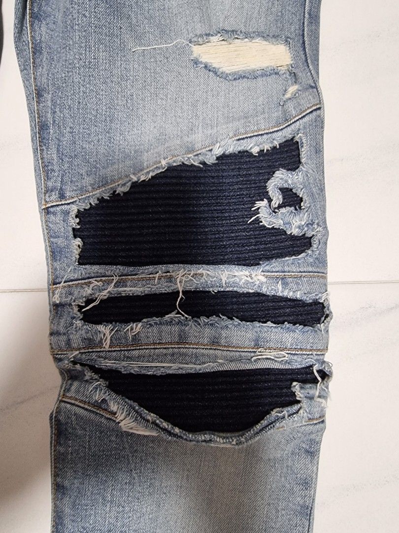 Ripped outlet balmain jeans