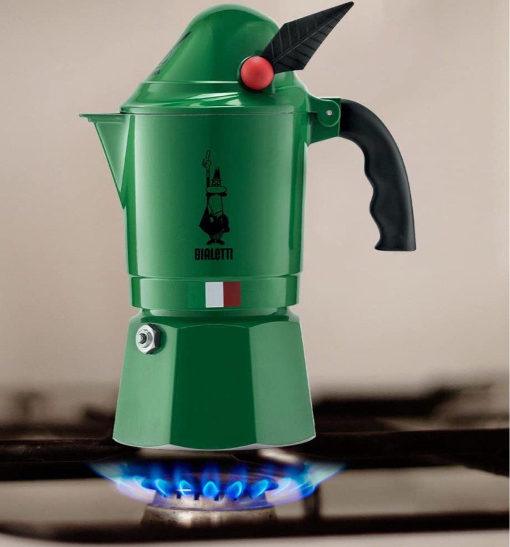 Bialetti Moka Alpina Coffee Maker, 3 Cups, Furniture & Home Living