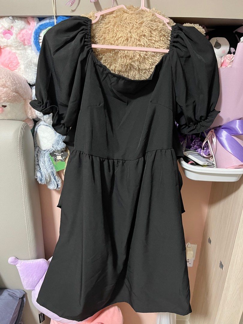 black and white backless dress, Women's Fashion, Dresses & Sets, Dresses on  Carousell