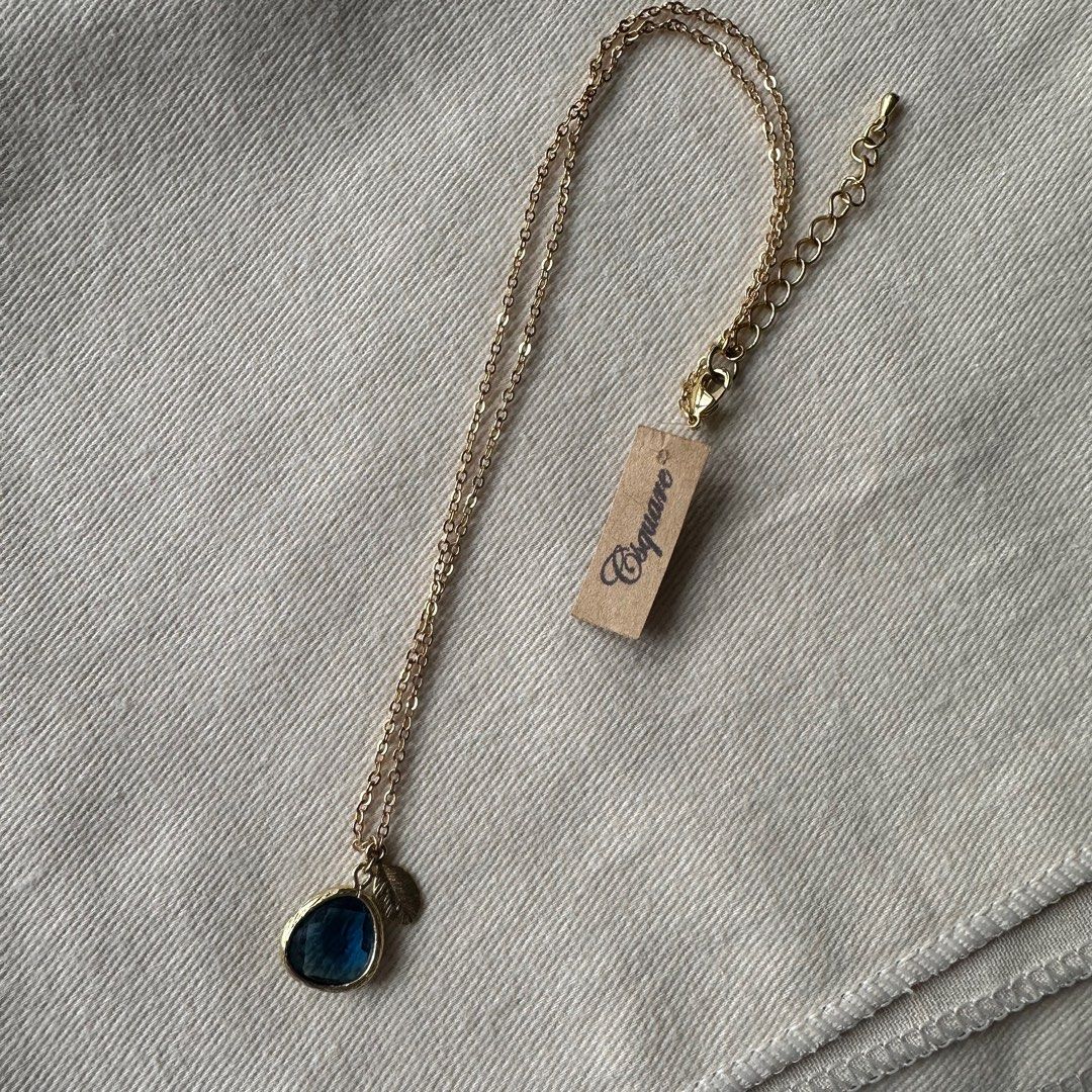 Gold chain sale charm necklace