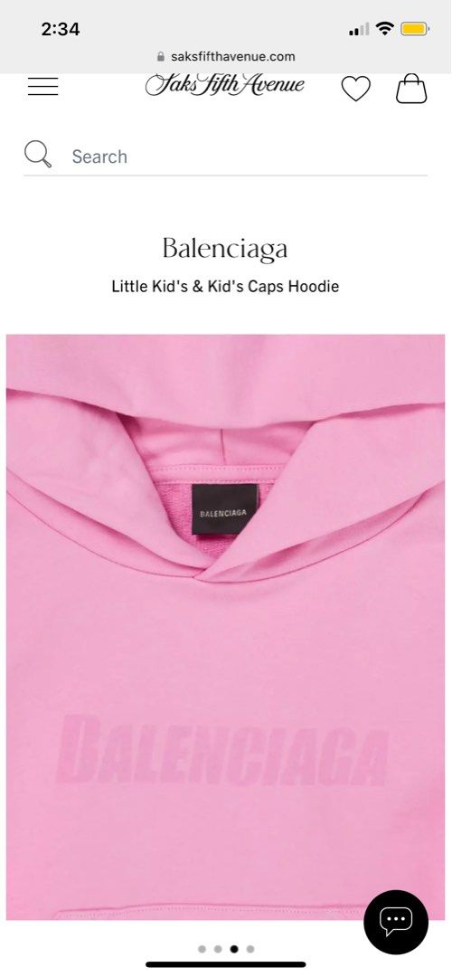 Balenciaga kids hot sale size 6