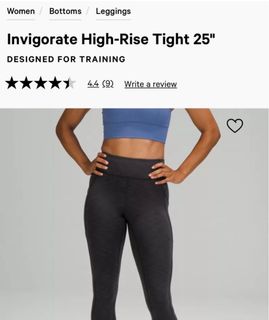Lululemon Invigorate High-Rise Tight with Pockets 25, US 4, Red Merlot,  Women's Fashion, Activewear on Carousell
