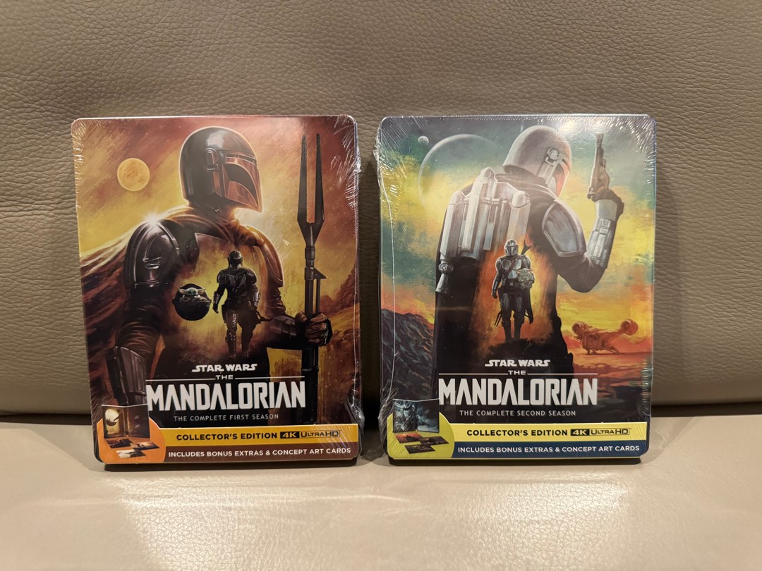 The Mandalorian Seasons 1-2 Steelbook (4K UHD Blu-ray+Art Cards) Factory  Sealed
