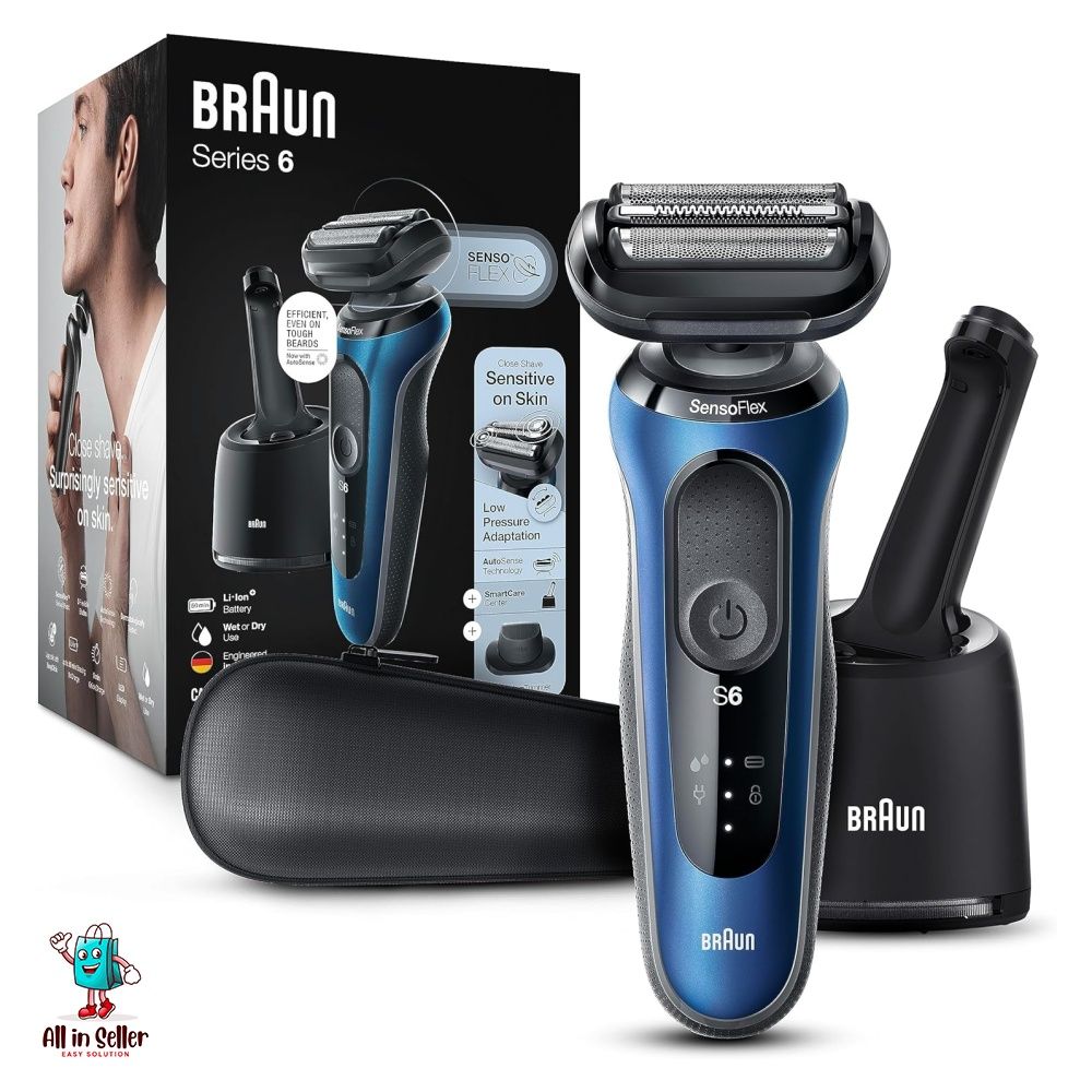 Braun Series 9 PRO+ Electric Razor for Men, 5 Pro Shave Elements &  Precision Long Hair Trimmer, 6in1 SmartCare Center, Wet & Dry Electric  Razor for