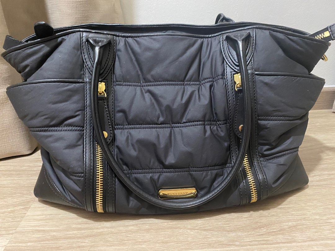 Burberry quilted clearance diaper bag