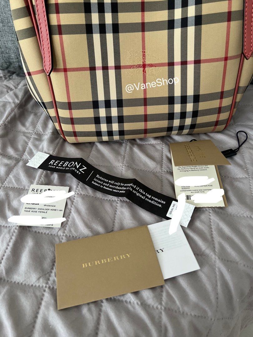 Burberry store bags torn