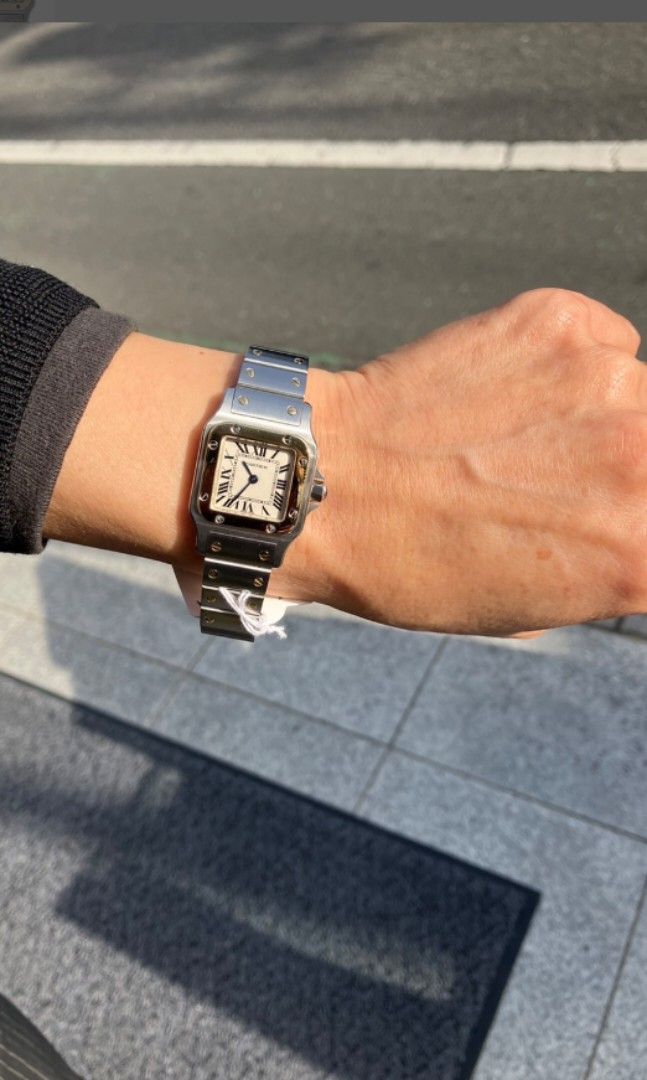 Cartier santos small clearance size