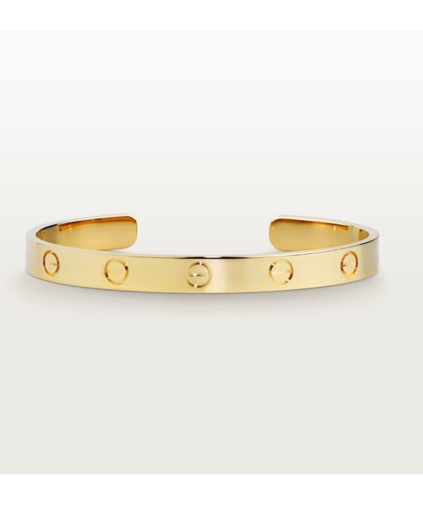 Cartier love cuff yellow gold Women s Fashion Jewelry