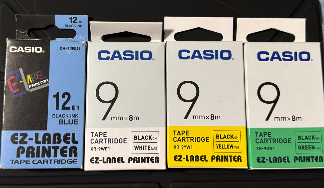 Casio Label It Sticker Casio EZ-Label tape cartridge, Computers & Tech, Printers, Scanners ...