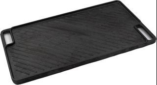 Cast Iron 18"x10" Double-Sided Grill