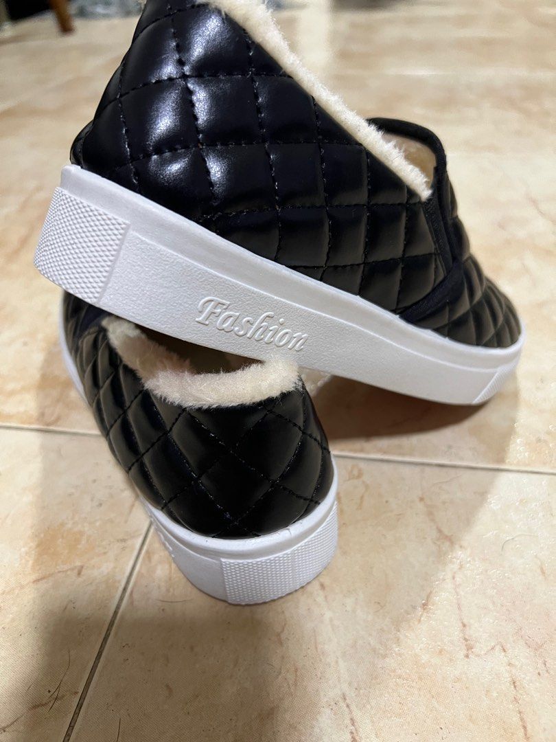 Quilted slip on shoes womens outlet