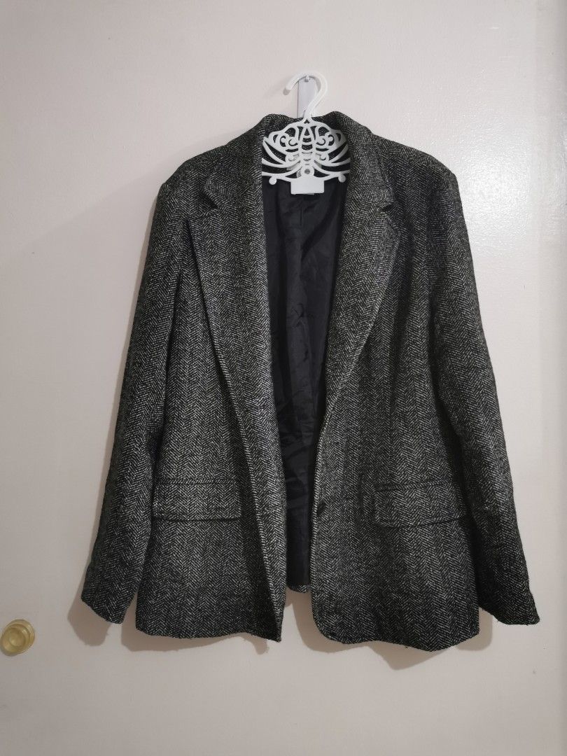 Chadwick s Dark Gray Office Coat Women s Fashion Coats Jackets