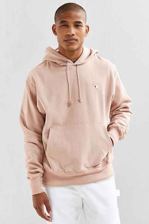 Rose pink hoodie mens cheap
