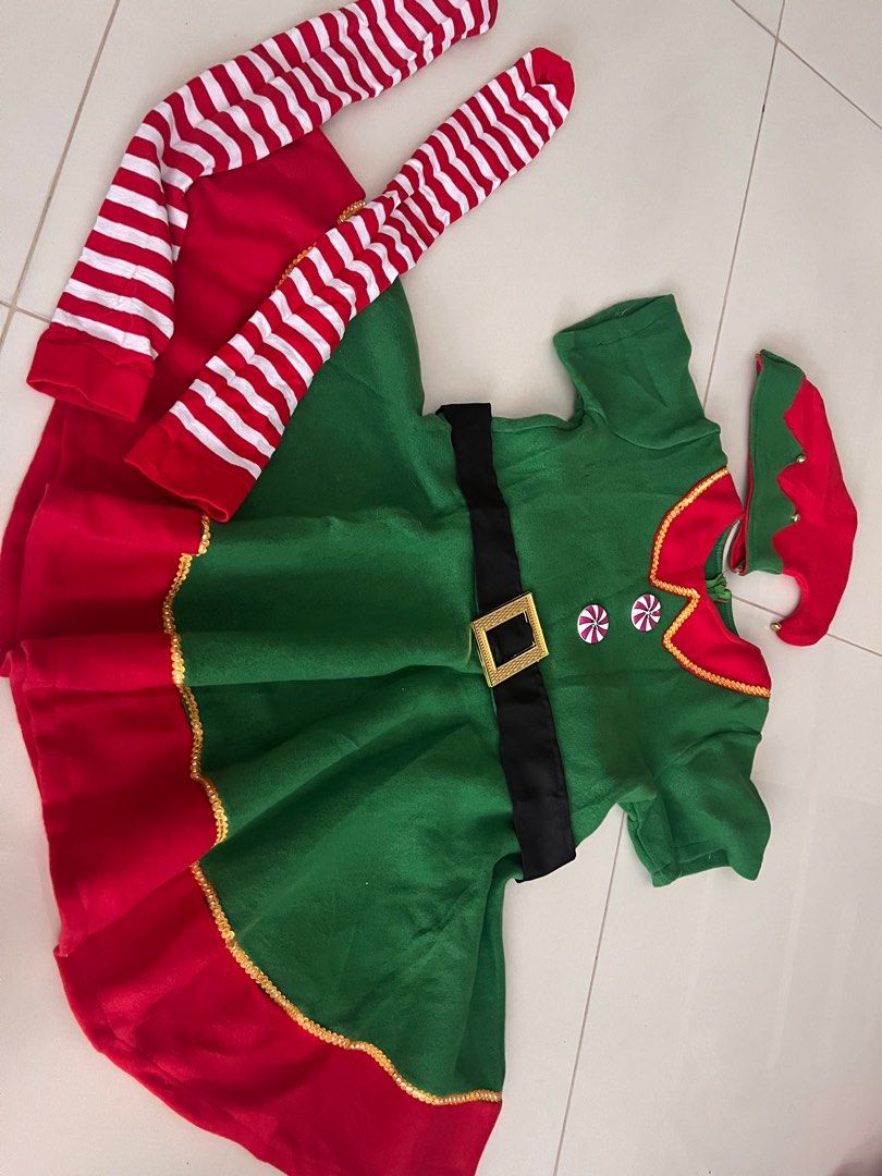 Christmas costume ELF girl Babies Kids Babies Kids Fashion