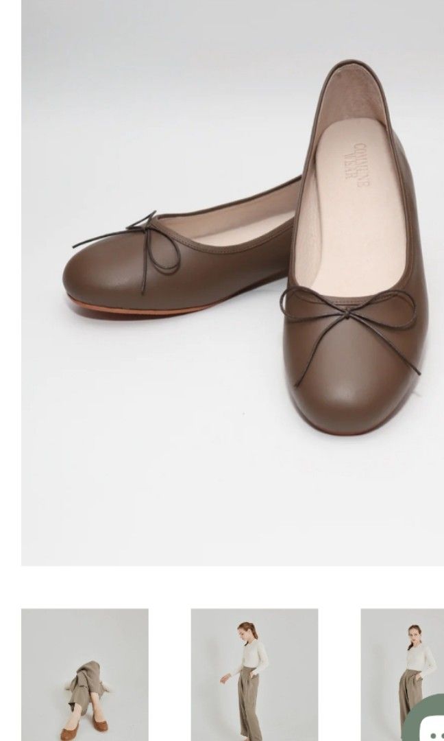 All leather hotsell ballet flats