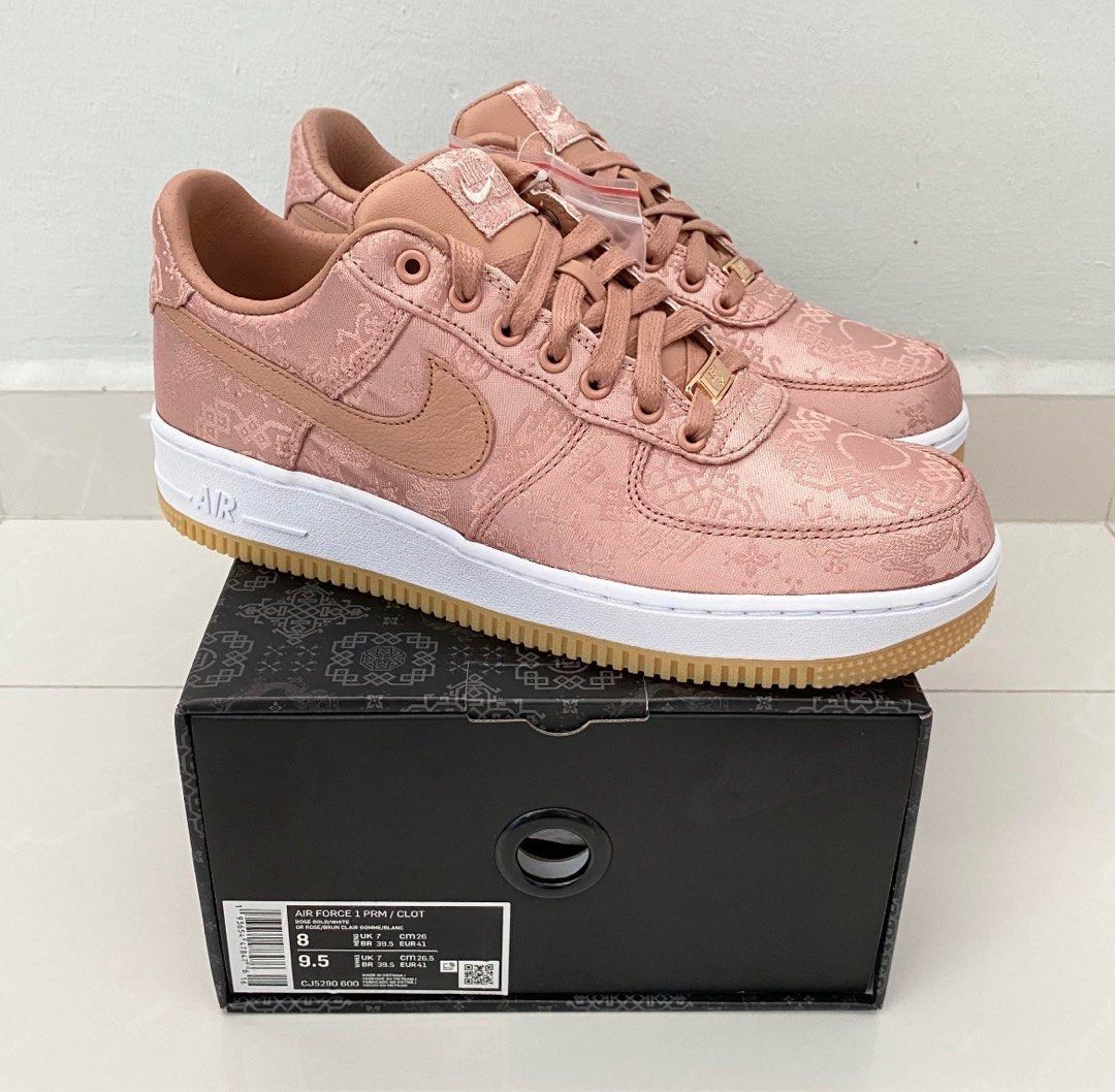Clot x Nike Air Force 1 Low Rose Gold