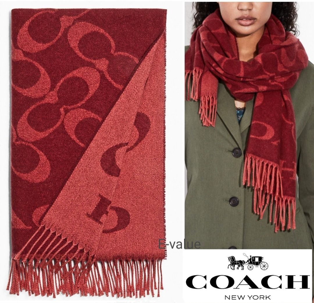 Coach cashmere scarf womens hotsell