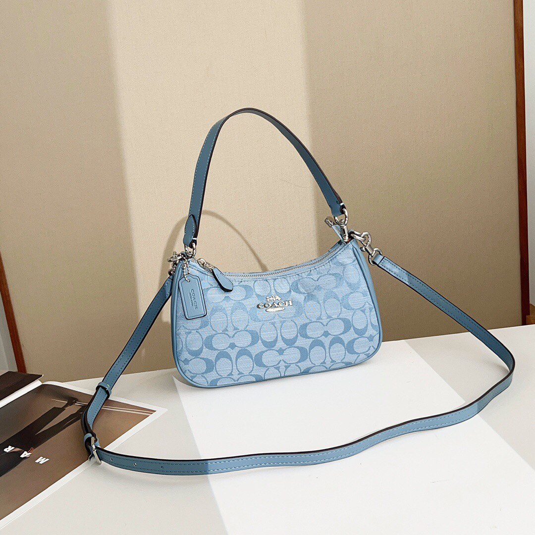 Coach discount denim purse