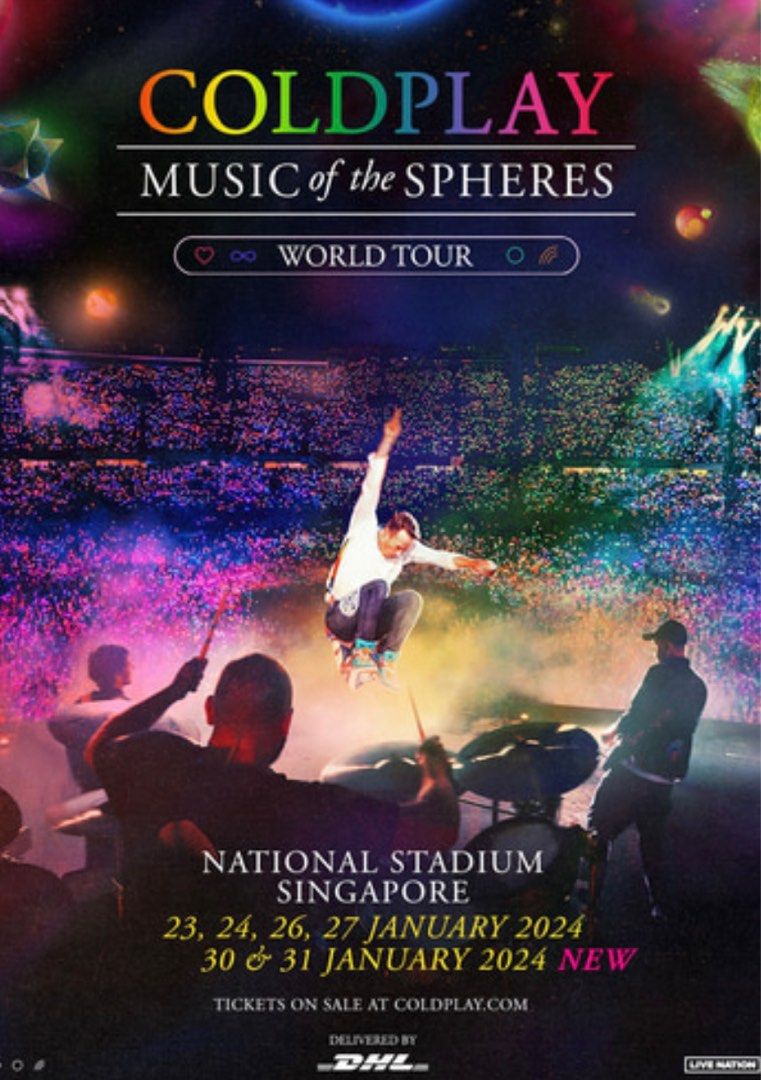 Coldplay infinity ticket on Saturday 27 Jan 2024, Tickets & Vouchers