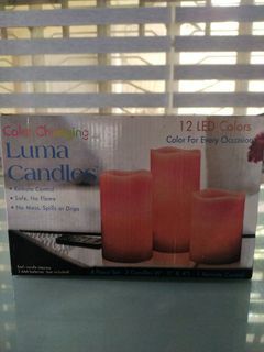 Color Changing Luma Candles - 12 LED colors