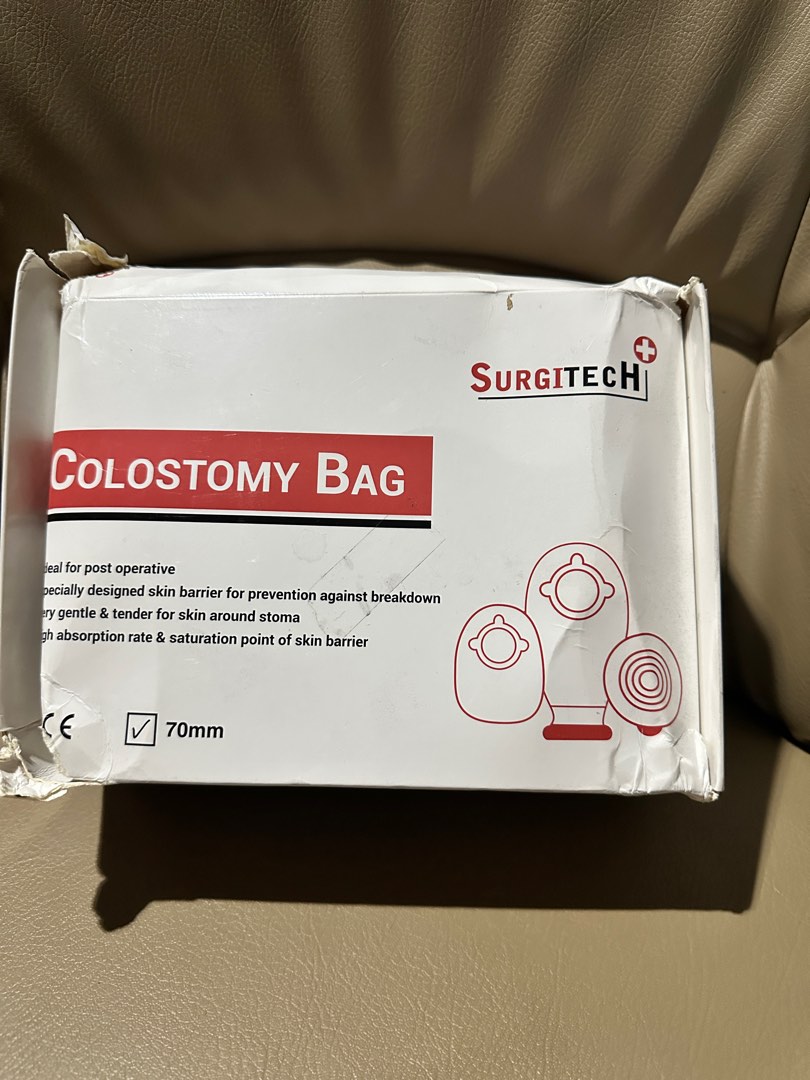 Colostomy Bag 70mm, Health & Nutrition, Medical Supplies & Tools on ...