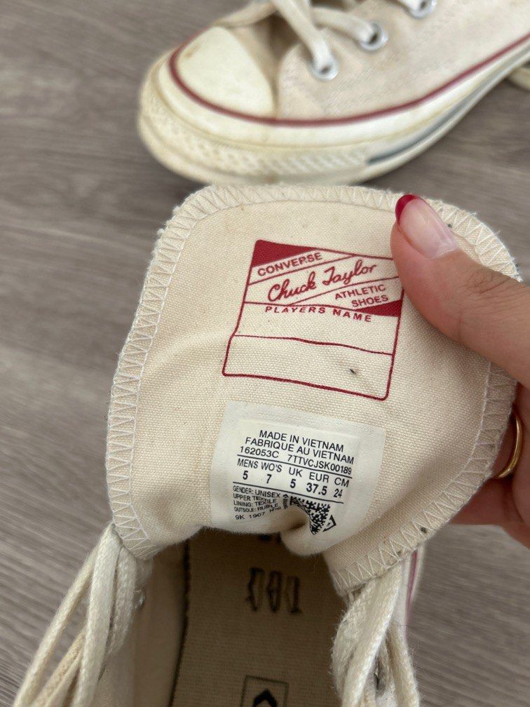 Chuck taylor 7 cheap cream