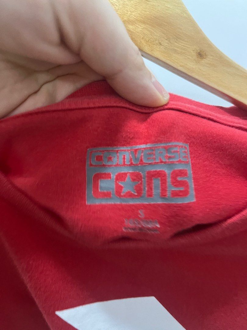 Converse red shop t shirt