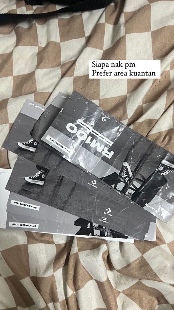 Converse voucher sales