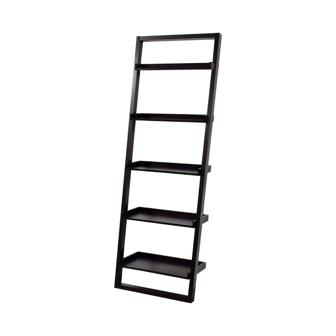 Crate and barrel leaning clearance bookcase