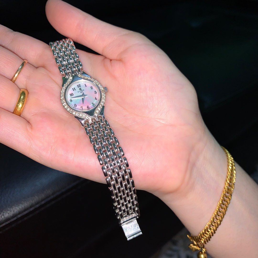 Cyma diamond watch outlet