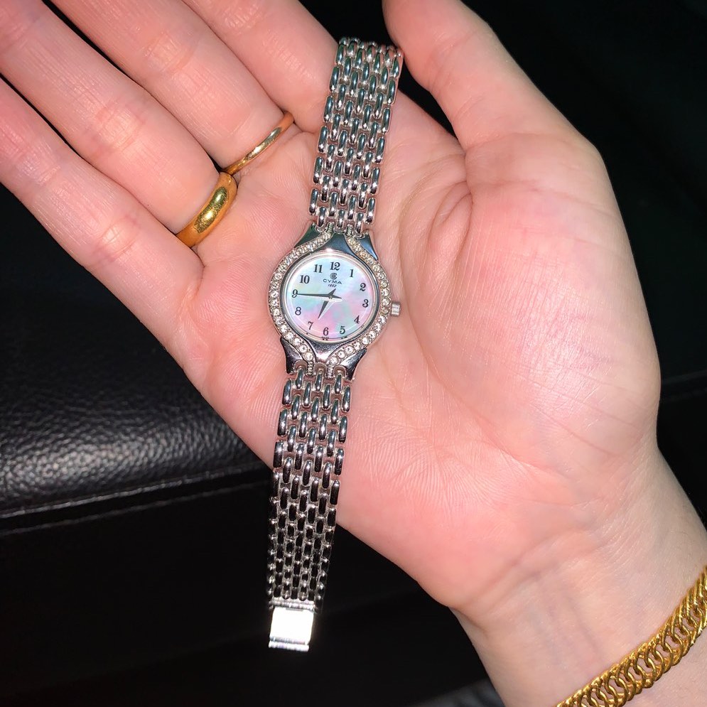 Cyma diamond watch outlet