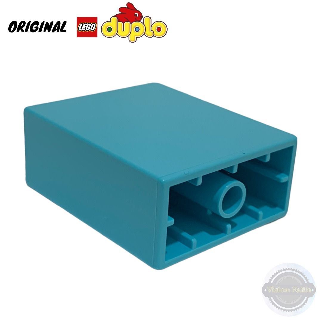 D1.3. LEGO DUPLO BRICK PARTS 76371 PLAIN 1 x 2 x 2 WITH BOTTOM TUBE