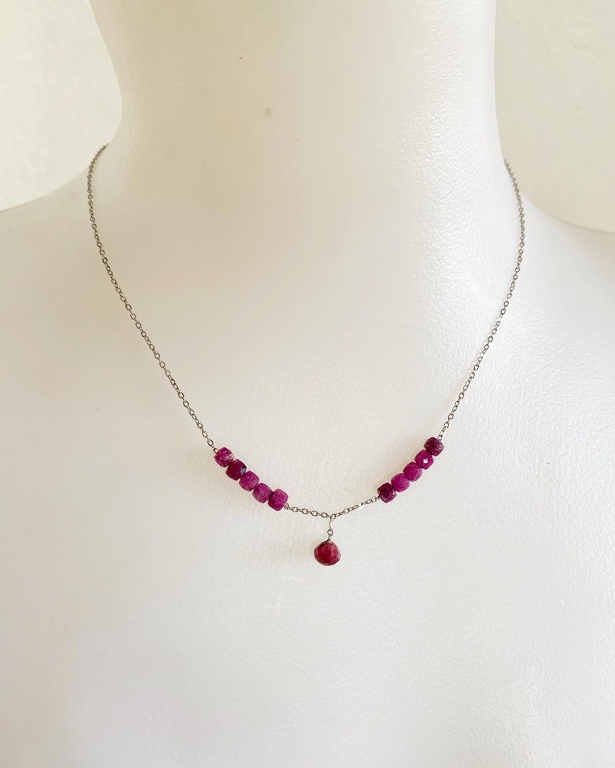 Ruby Necklace, Ruby Pendant Necklace, Ruby Jewelry, Tiny Pendant Necklace,  Ruby Jewelry, Siam Ruby Necklace, July Birthstone Necklace - Etsy | Tiny pendant  necklace, Ruby jewelry necklaces, Ruby necklace pendant