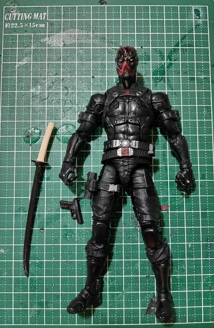 Dark Ninja Deadpool toy marvel xmen superhero collection action figure budget toy local ready stock multiverse CUSTOM