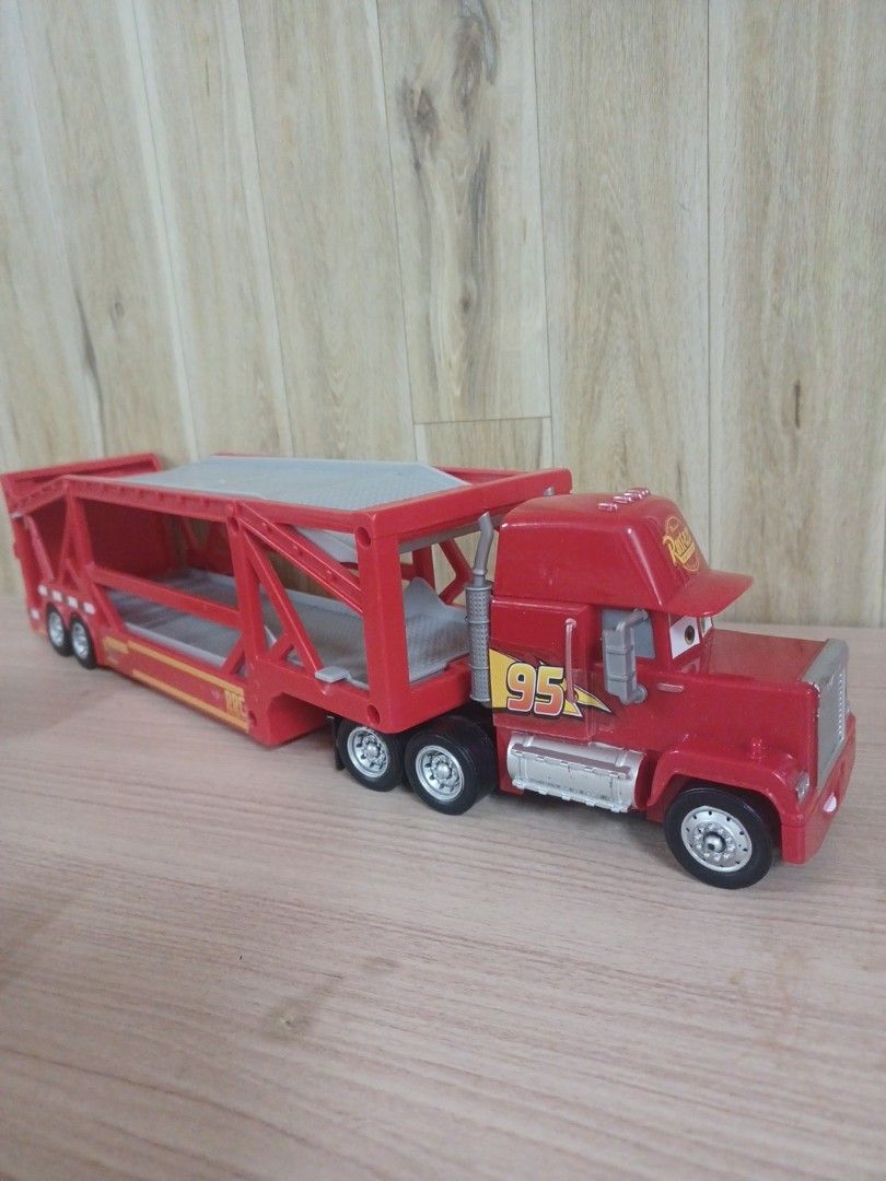 Cars launching online mack transporter