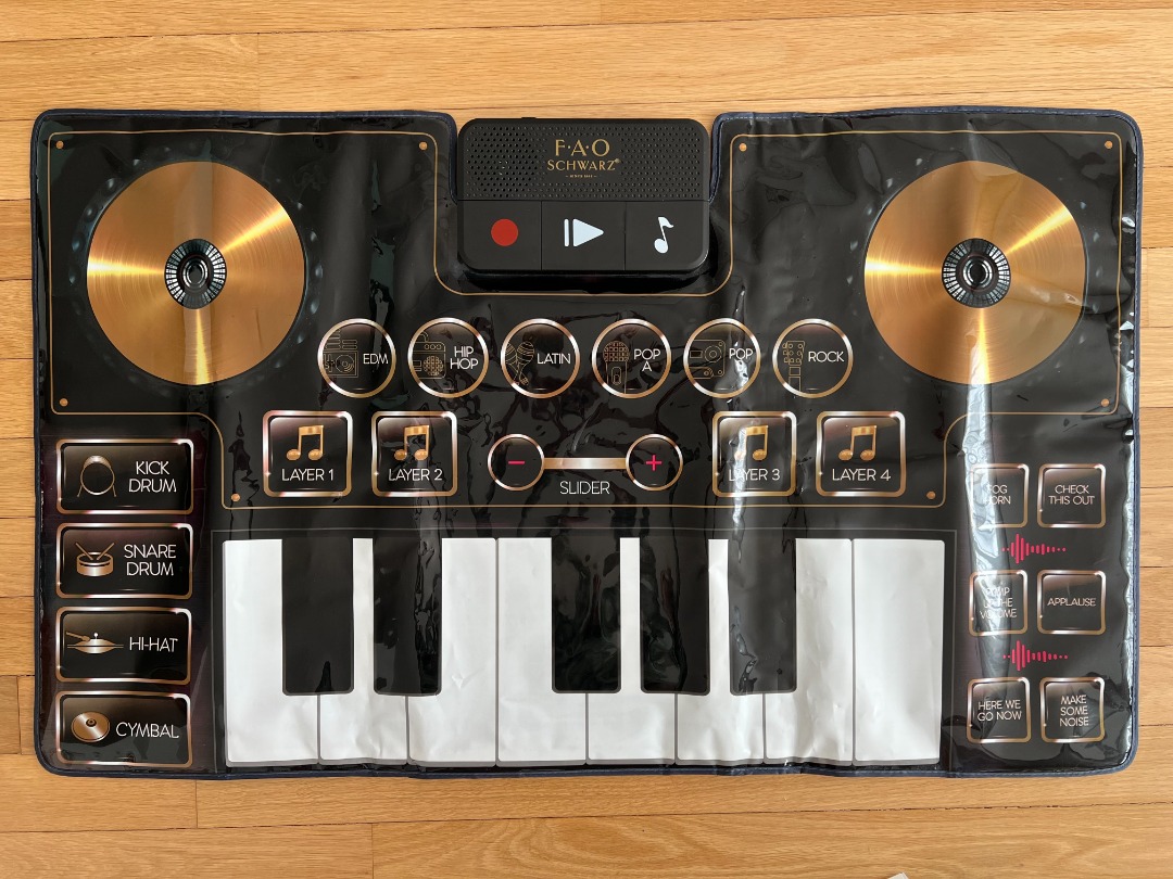 Fao schwarz music mat dj mixer on sale