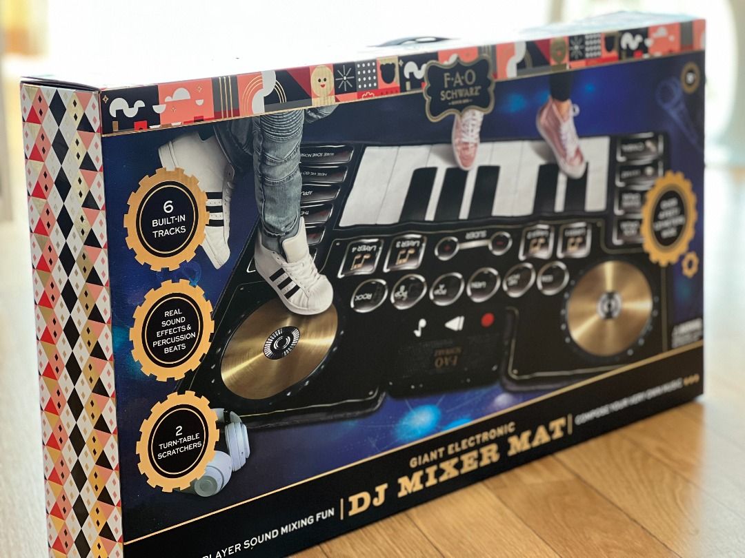 DJ mixer mat by F.A.O Schwarz BNIB