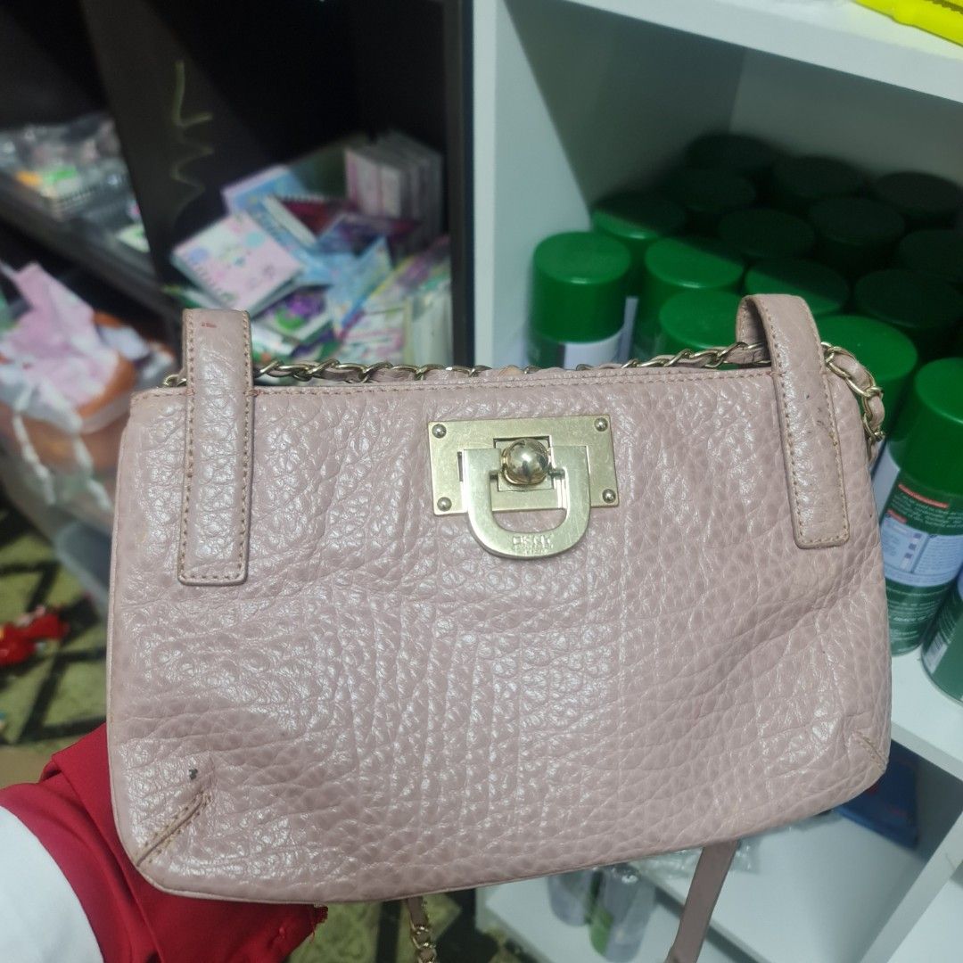 DkNY handbag shoulder pink Women s Fashion Bags Wallets