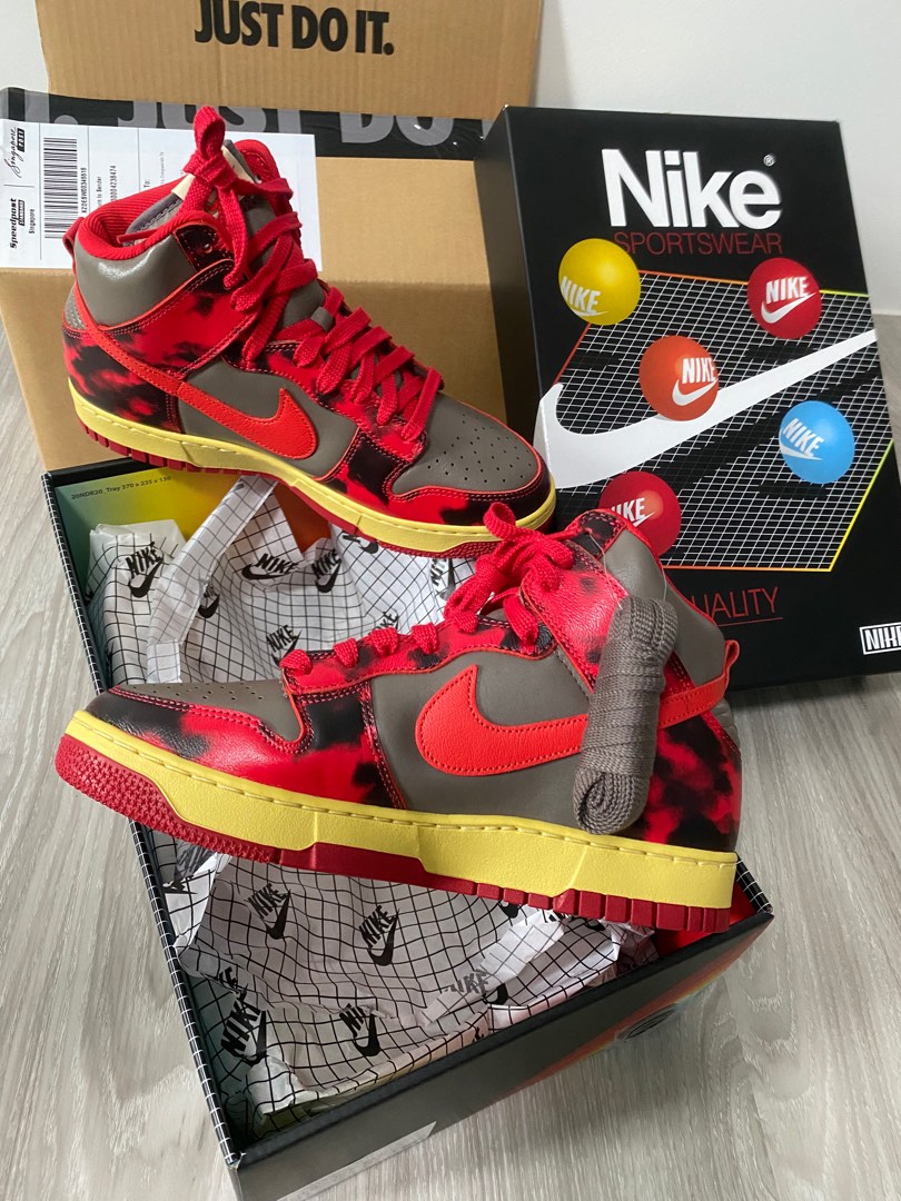 nike dunk high 1985 red acid
