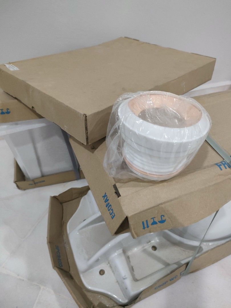 Econax Toilet, Furniture & Home Living, Bathroom & Kitchen Fixtures on