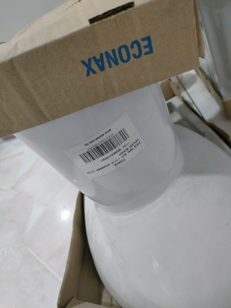 Econax Toilet, Furniture & Home Living, Bathroom & Kitchen Fixtures on