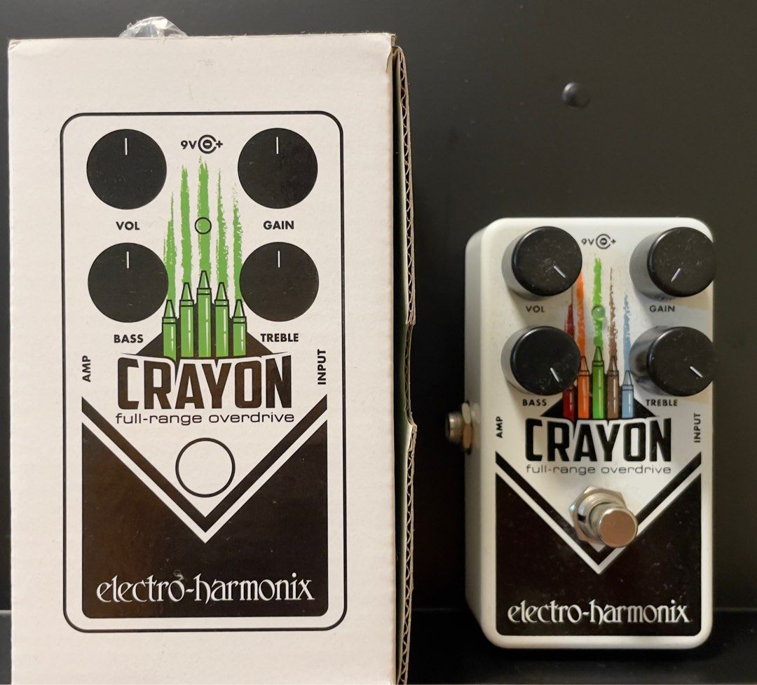 Pedale Overdrive Electro Harmonix Crayon-69 - Effetto Chitarra Analogico Made In USA - Foto 4