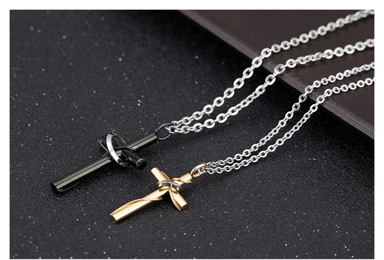 Matching on sale cross necklaces