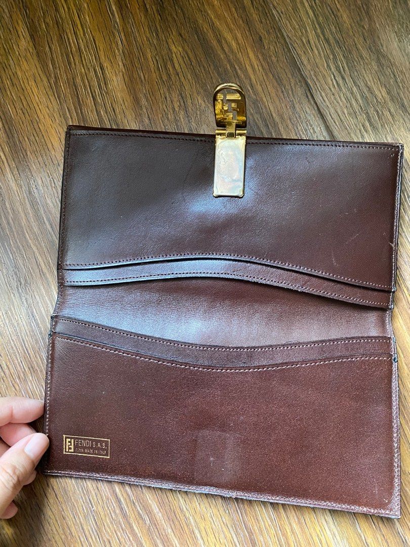 Fendi 2025 zucca wallet