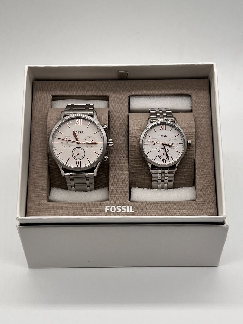 Montre Fossil Fenmore BQ2468SET - Boîtier Cadeau D'origine - Montre Bracelet Classique - Instructions Incluses - 4