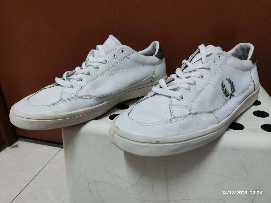 Fred perry store deuce leather sneaker