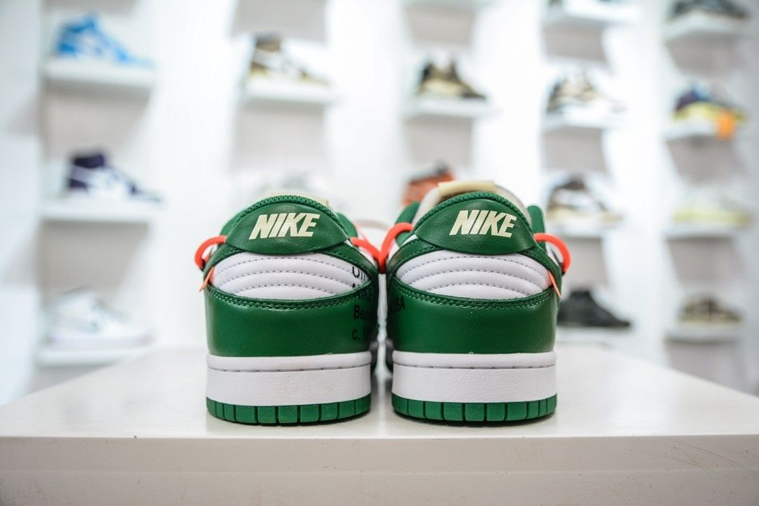 Futura x Off White x Nike Dunk Low Pine Green 2019 CT0856 100