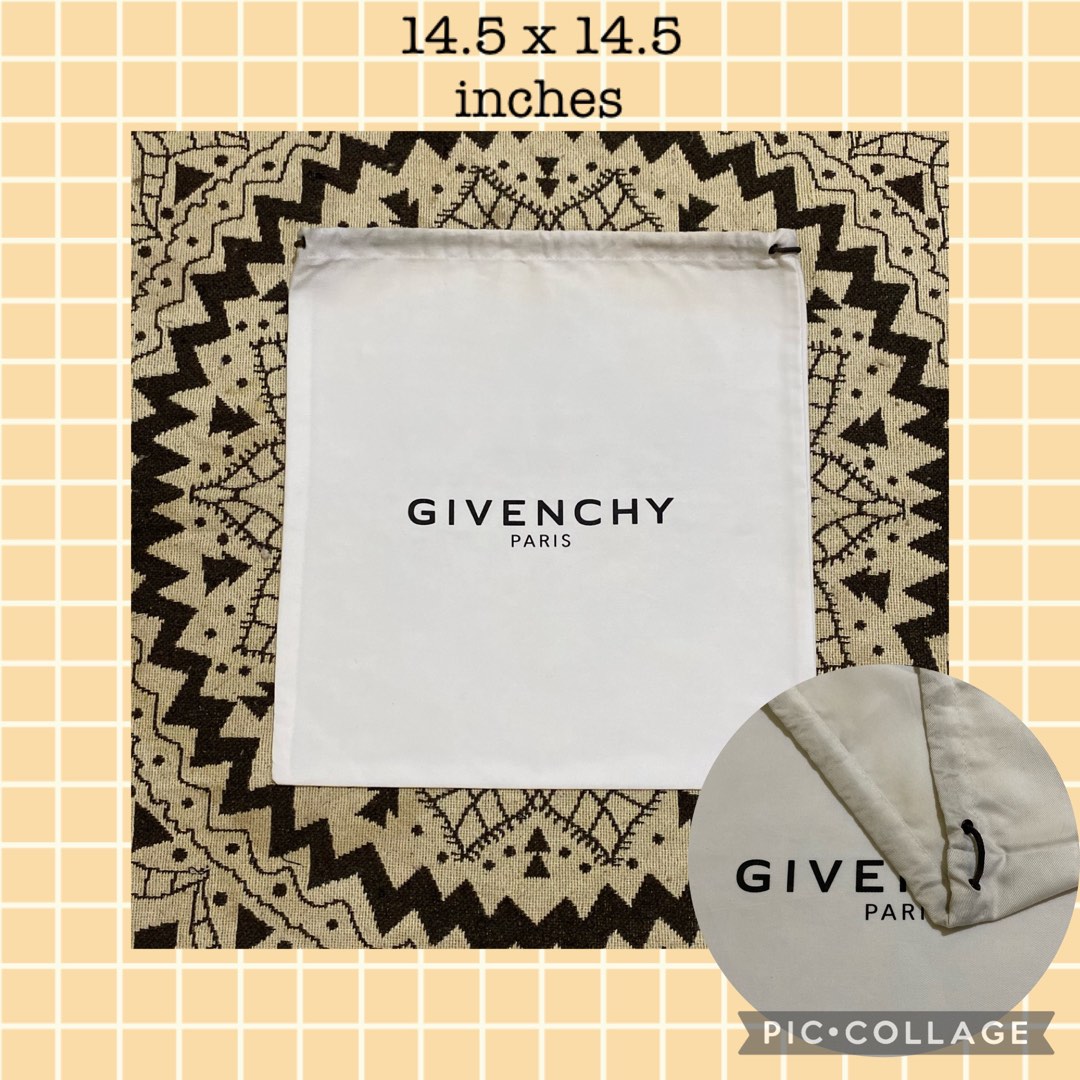 Givenchy Dust Bag 14.5x14.5", Luxury, Bags & Wallets on Carousell