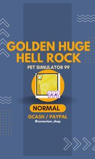 GOLDEN HUGE HELL ROCK | PS99 | PET SIMULATOR 99 | PET SIM 99